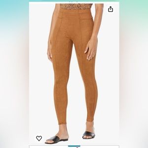 Spanx faux suede leggings:) size medium